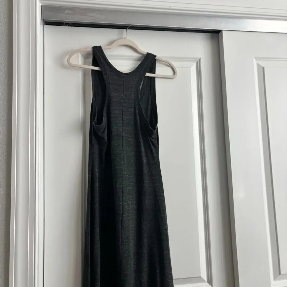 Alternative Earth Women’s Jersey Knit Tank Gray Maxi Dress Sz M Minimalist - Picture 4 of 12